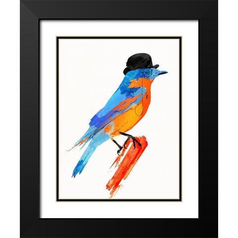 Lord Bird Black Modern Wood Framed Art Print with Double Matting by Farkas, Robert