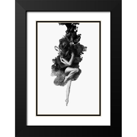 The Born of The Universe Black Modern Wood Framed Art Print with Double Matting by Farkas, Robert