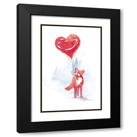 This One is For You Black Modern Wood Framed Art Print with Double Matting by Farkas, Robert