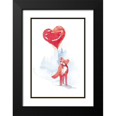 This One is For You Black Modern Wood Framed Art Print with Double Matting by Farkas, Robert