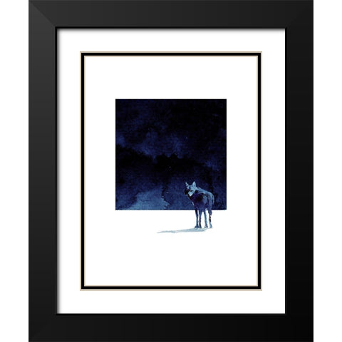 Im Going Back Black Modern Wood Framed Art Print with Double Matting by Farkas, Robert