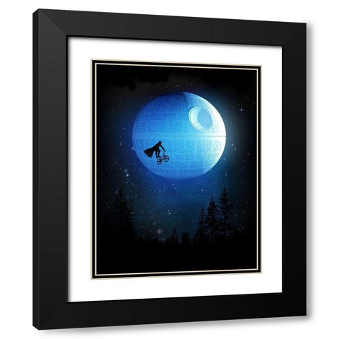 Lets Have a Ride Black Modern Wood Framed Art Print with Double Matting by Farkas, Robert