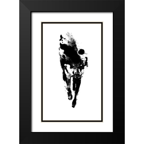 My Personal Demon Black Modern Wood Framed Art Print with Double Matting by Farkas, Robert