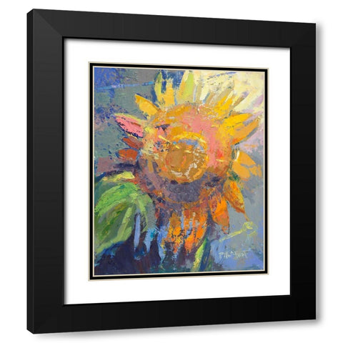 Alberta Black Modern Wood Framed Art Print with Double Matting by Forst, Beth A.