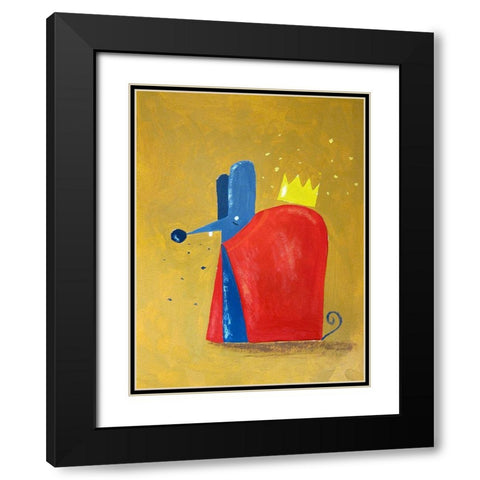 Rat King Black Modern Wood Framed Art Print with Double Matting by Filiuta, Robert