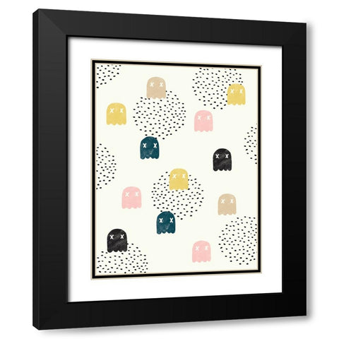 Dead Ghosts Black Modern Wood Framed Art Print with Double Matting by Farkas, Robert