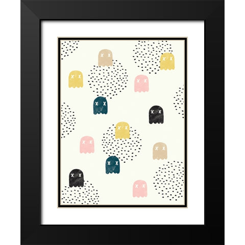 Dead Ghosts Black Modern Wood Framed Art Print with Double Matting by Farkas, Robert