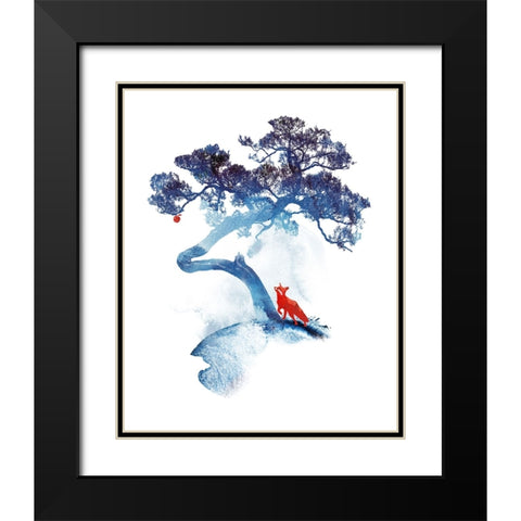 The Last Apple Tree Black Modern Wood Framed Art Print with Double Matting by Farkas, Robert