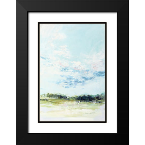 A Moment in Time Black Modern Wood Framed Art Print with Double Matting by Fox, Rebecca