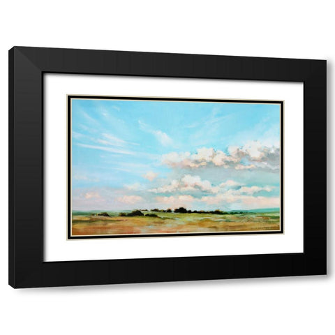 Perfection Black Modern Wood Framed Art Print with Double Matting by Fox, Rebecca