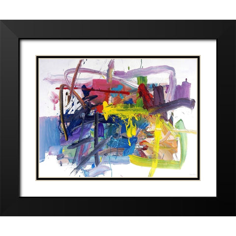 Righteousness Endures Black Modern Wood Framed Art Print with Double Matting by Fai, Fong