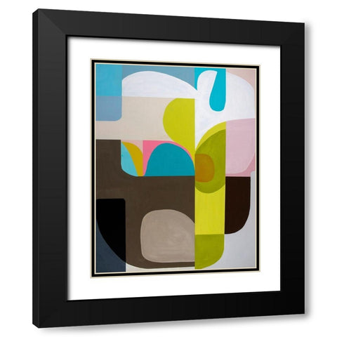 Tangled Sky and Garden Black Modern Wood Framed Art Print with Double Matting by Griese, Marion