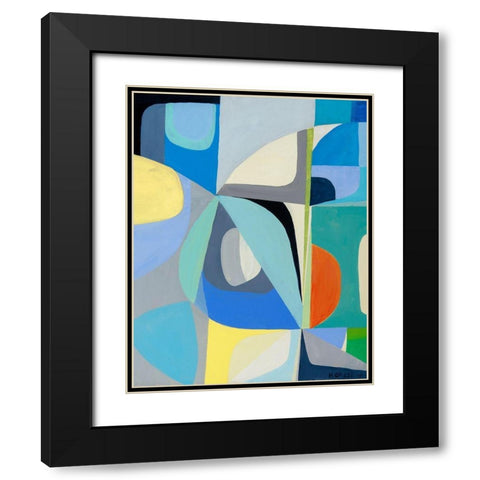 Window of Peace Black Modern Wood Framed Art Print with Double Matting by Griese, Marion