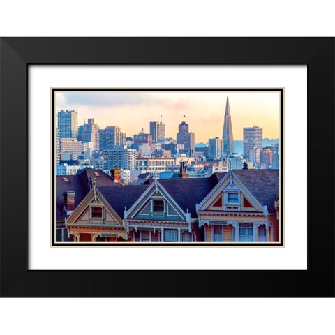 Beautiful Time Black Modern Wood Framed Art Print with Double Matting by Gordon, Dave