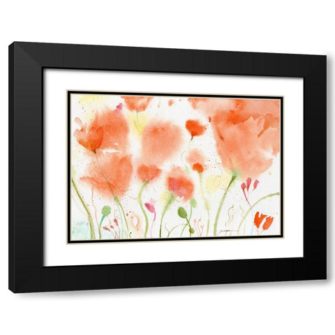 California Dreaming Black Modern Wood Framed Art Print with Double Matting by Golden, Sheila