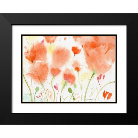 California Dreaming Black Modern Wood Framed Art Print with Double Matting by Golden, Sheila