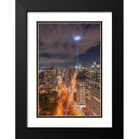 Rooftop Break Black Modern Wood Framed Art Print with Double Matting by Getty, Bruce