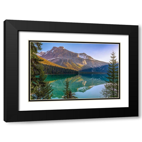Eternal Black Modern Wood Framed Art Print with Double Matting by Gordon, Dave