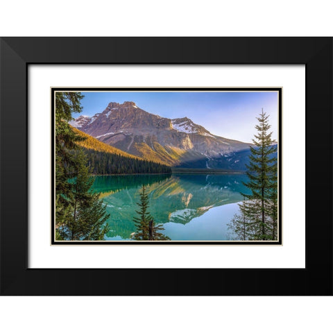 Eternal Black Modern Wood Framed Art Print with Double Matting by Gordon, Dave