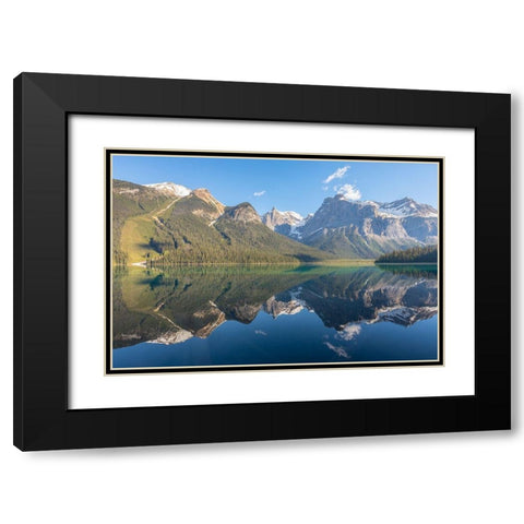 Glacial Majesty Black Modern Wood Framed Art Print with Double Matting by Gordon, Dave