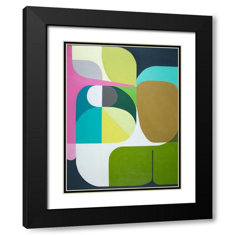 Journey Black Modern Wood Framed Art Print with Double Matting by Griese, Marion