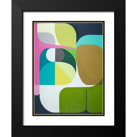 Journey Black Modern Wood Framed Art Print with Double Matting by Griese, Marion