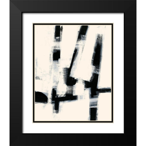 In The Shadows Black Modern Wood Framed Art Print with Double Matting by Greenberg, Ilana
