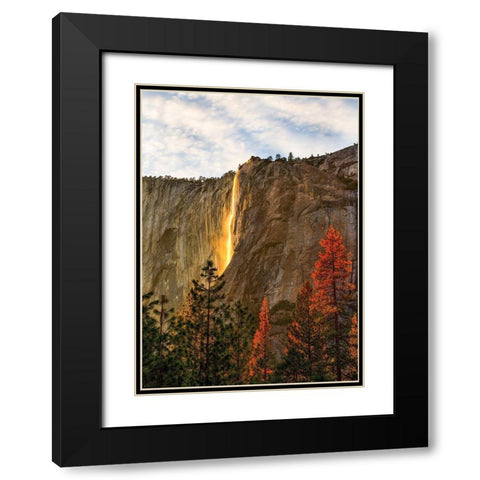 The Lost Fire Black Modern Wood Framed Art Print with Double Matting by Gordon, Dave