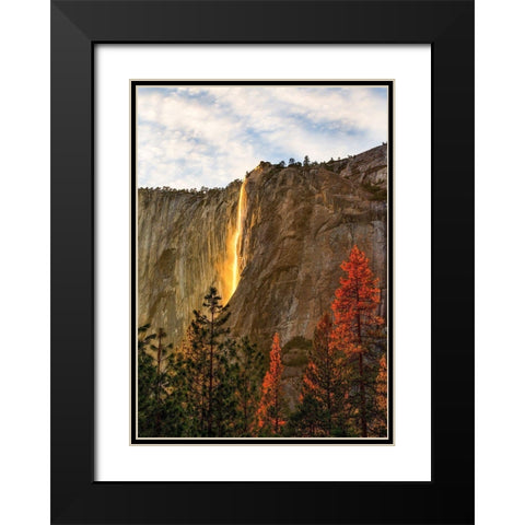 The Lost Fire Black Modern Wood Framed Art Print with Double Matting by Gordon, Dave