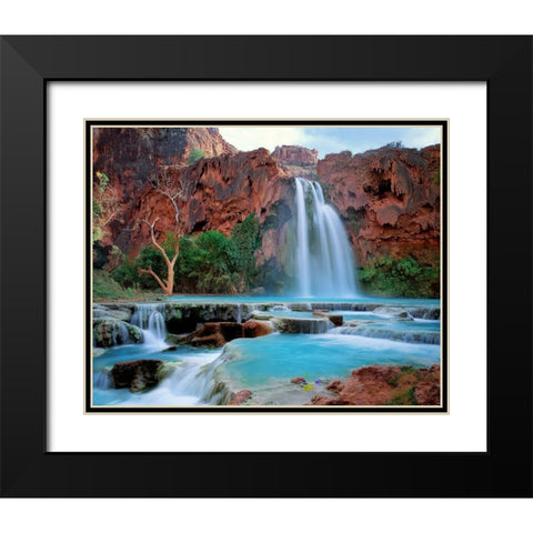 Havasu Before Flood Black Modern Wood Framed Art Print with Double Matting by Gavrilis, John