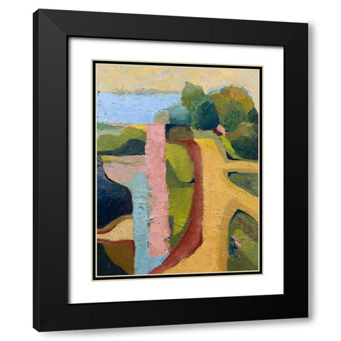 Sandy Hill Farm Black Modern Wood Framed Art Print with Double Matting by Gordon, Toby