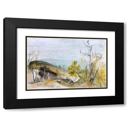 Over The Dune, Clarkes Beach Black Modern Wood Framed Art Print with Double Matting by Gordon, Ann