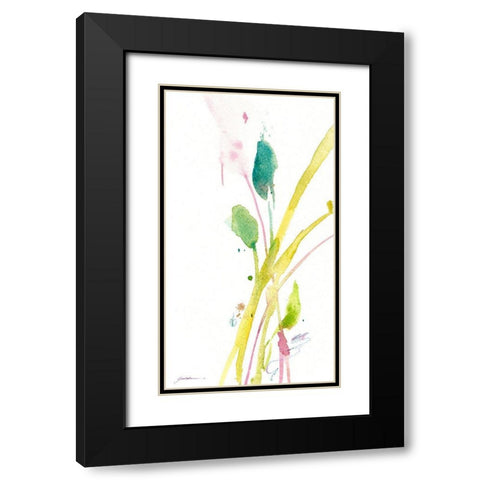 Promise of Spring Black Modern Wood Framed Art Print with Double Matting by Golden, Sheila