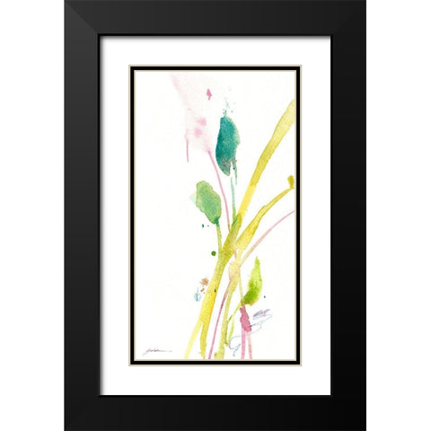 Promise of Spring Black Modern Wood Framed Art Print with Double Matting by Golden, Sheila