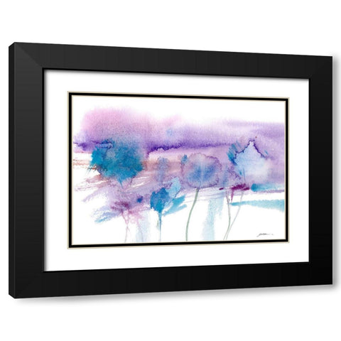 Wind Impressions Black Modern Wood Framed Art Print with Double Matting by Golden, Sheila