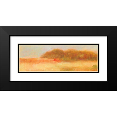Winter Hill Black Modern Wood Framed Art Print with Double Matting by Gould, Laura Graham