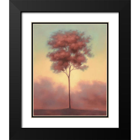 Solitude II Black Modern Wood Framed Art Print with Double Matting by Gams, Darlou