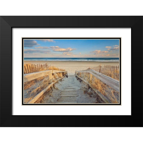 Waiting for Summer Black Modern Wood Framed Art Print with Double Matting by Gendreau, Katherine