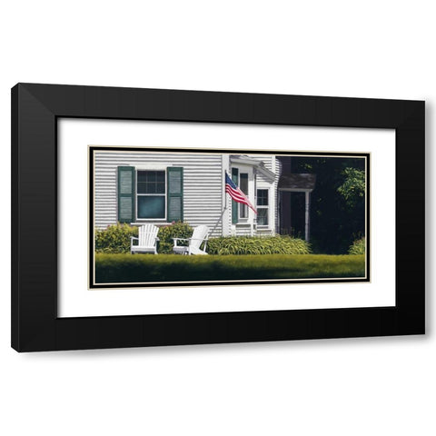 Summer Day Black Modern Wood Framed Art Print with Double Matting by Gobin, Carol