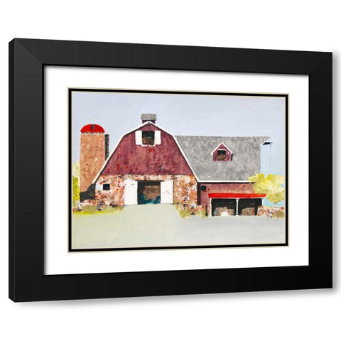 Barn No. 2 Black Modern Wood Framed Art Print with Double Matting by Grant, Anthony