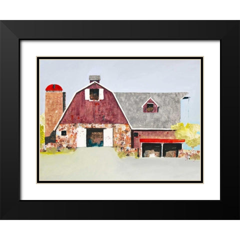 Barn No. 2 Black Modern Wood Framed Art Print with Double Matting by Grant, Anthony
