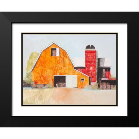 Barn No. 3 Black Modern Wood Framed Art Print with Double Matting by Grant, Anthony