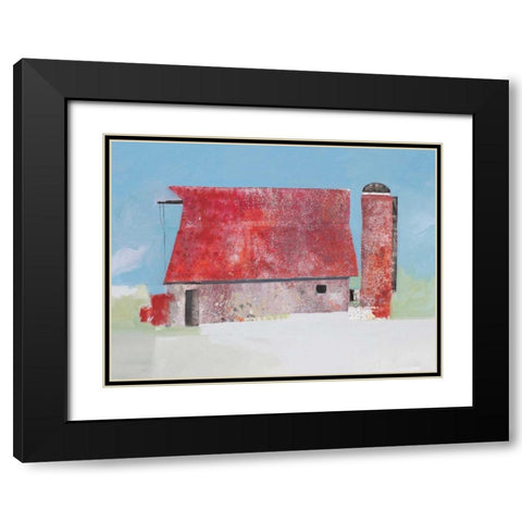 Barn No. 36 Black Modern Wood Framed Art Print with Double Matting by Grant, Anthony