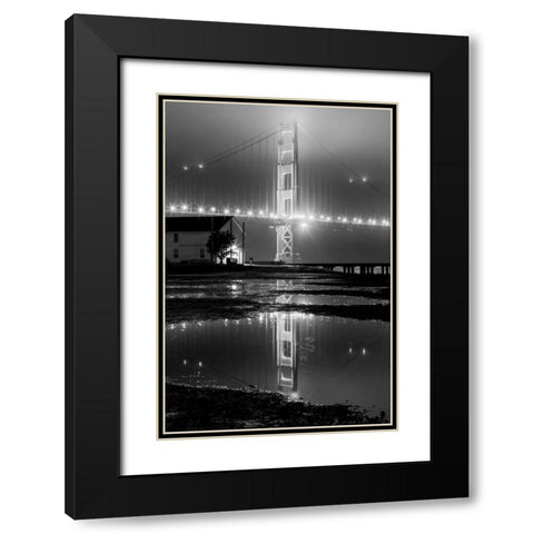 Emulate Black Modern Wood Framed Art Print with Double Matting by Gordon, Dave