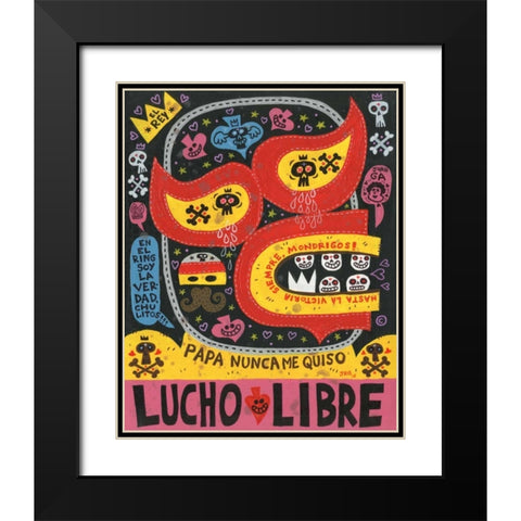 El Fuerte Black Modern Wood Framed Art Print with Double Matting by Gutierrez, Jorge R.