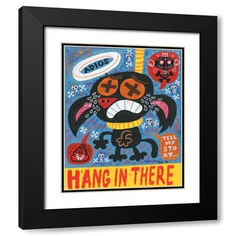 Pare de Sufrir Black Modern Wood Framed Art Print with Double Matting by Gutierrez, Jorge R.