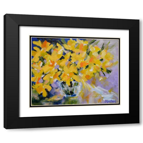 The Golden Hour Black Modern Wood Framed Art Print with Double Matting by Gatens, Pamela