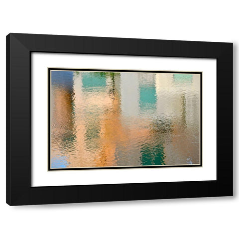 Reflection on the Iowa River No. 2 Black Modern Wood Framed Art Print with Double Matting by Gonzalez, Ulpi