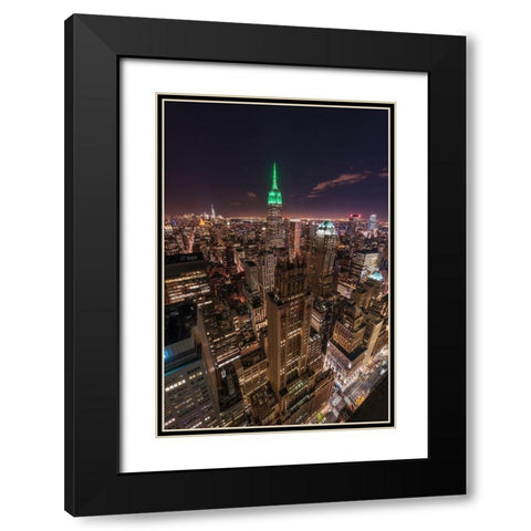 St. Patrickaâ‚¬â„¢s Day Black Modern Wood Framed Art Print with Double Matting by Getty, Bruce