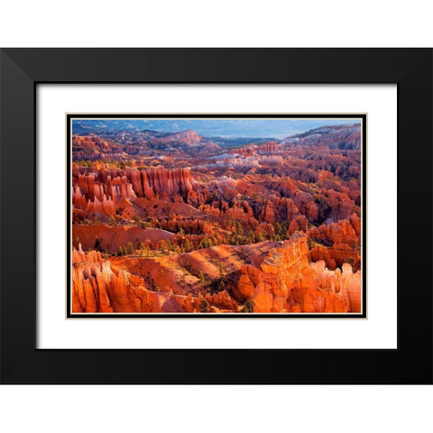 Morning Light Black Modern Wood Framed Art Print with Double Matting by Gavrilis, John